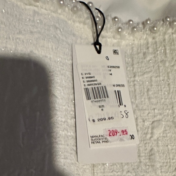 Anthropologie Strapless White Dress - Picture 3 of 3